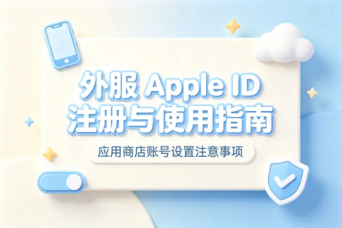 apple应用商店外服id注册使用方法与注意事项