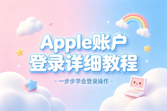 apple账户登录详细教程快速解决登录问题