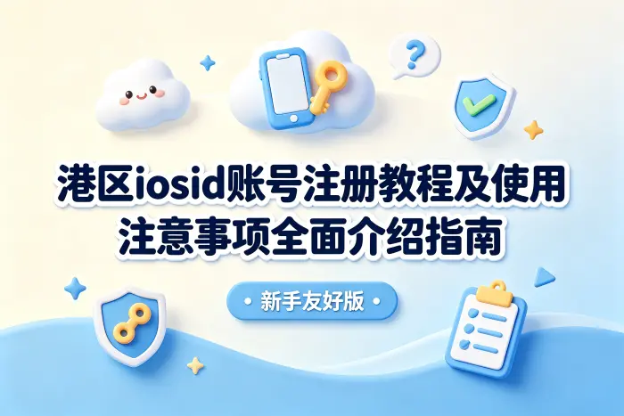 港区iosid账号注册教程及使用注意事项全面介绍指南