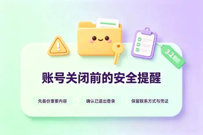 如果不想删除账户,可以选择哪些替代方式