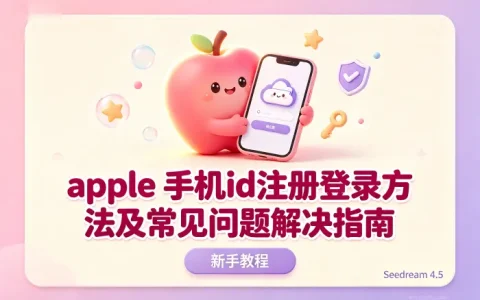 apple 手机id注册登录方法及常见问题解决指南