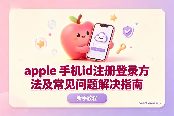 apple 手机id注册登录方法及常见问题解决指南