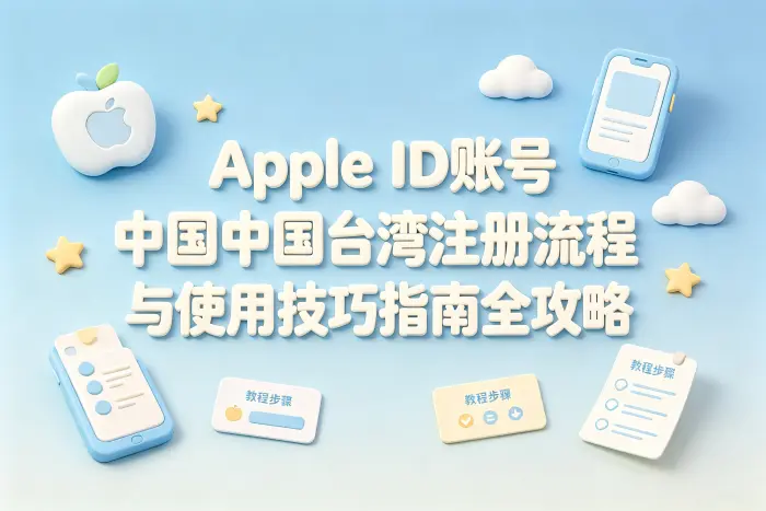 apple id账号 台湾注册流程与使用技巧指南全攻略