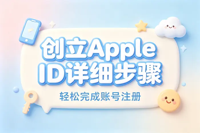 创立apple id详细步骤轻松完成账号注册