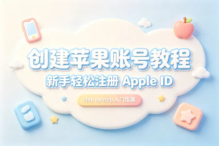 creat apple id account注册教程轻松创建苹果账号详细步骤新手指南