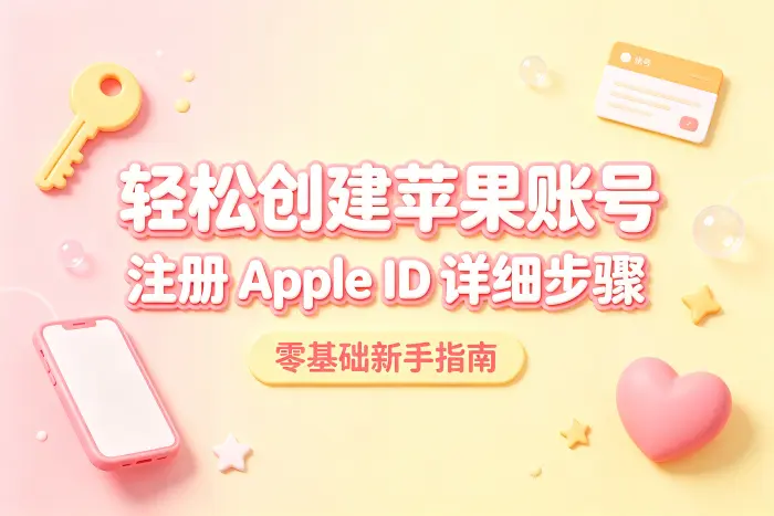 通过网页注册 Apple ID 的步骤