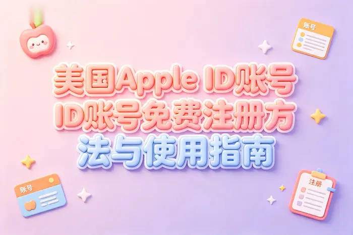 免费注册美国Apple ID的操作步骤