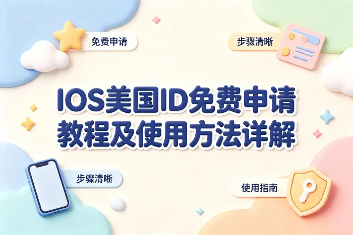 ios美国id免费申请教程及使用方法详解