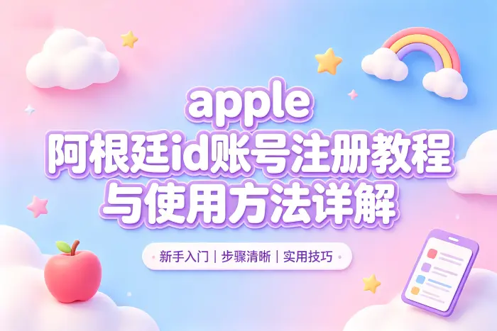 apple 阿根廷id账号注册教程与使用方法详解