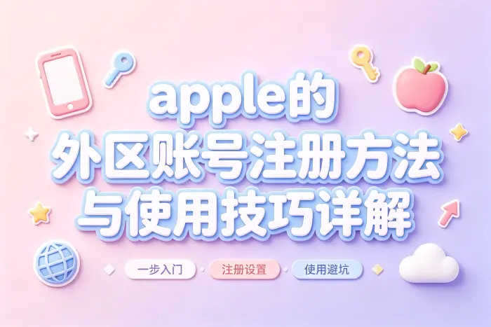 apple 的外区账号注册方法与使用技巧详解