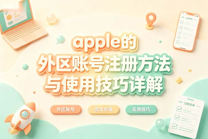 Apple 外区账号的注册方法