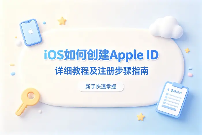 ios如何创建apple id详细教程及注册步骤指南新手快速掌握