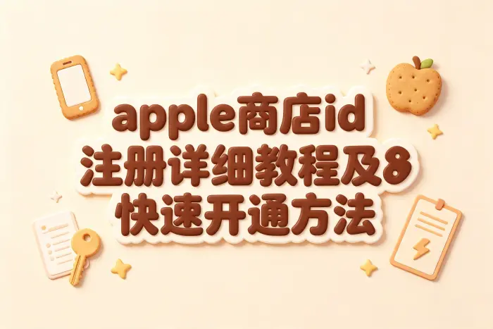 apple商店id注册详细教程及快速开通方法