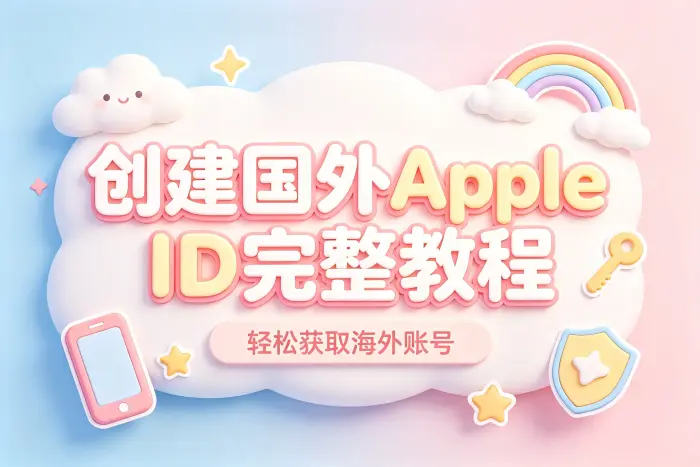 创建国外apple id完整教程轻松获取海外账号