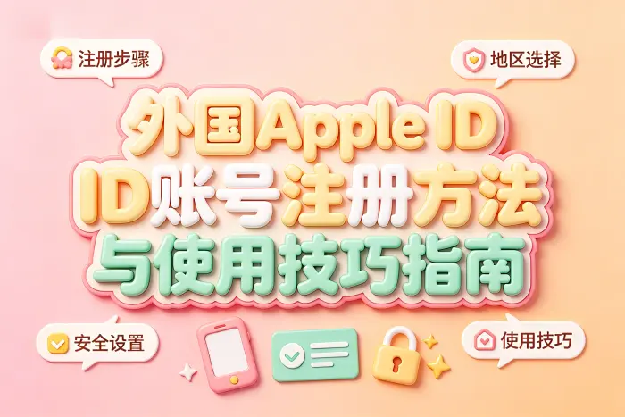 外国Apple ID账号的注册步骤