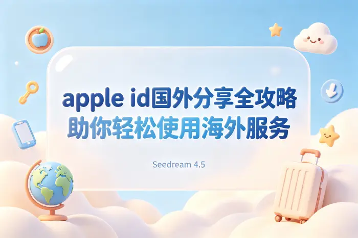 使用海外 Apple ID 前需要确认哪些条件