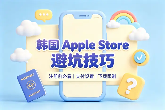 创建韩国地区 Apple ID 的基本流程