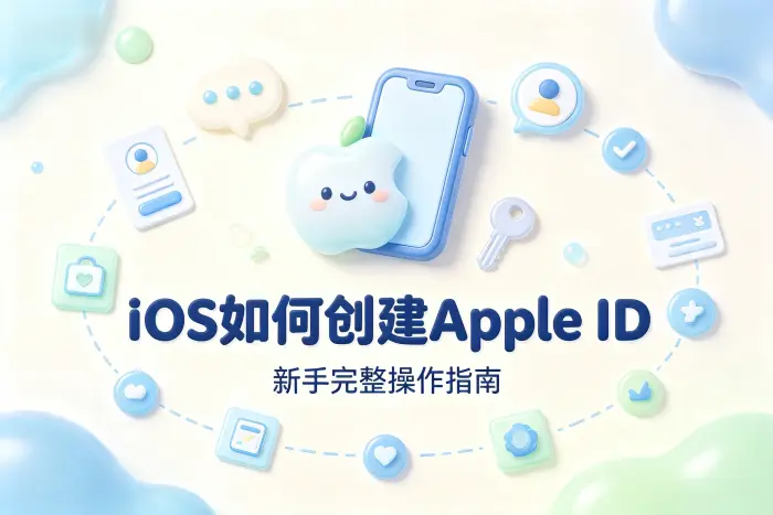 ios如何创建apple id新手完整操作指南
