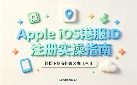 Apple iOS港服ID注册实操指南，轻松下载海外限区热门应用