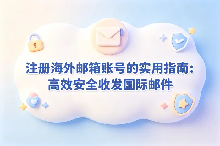 注册国外邮箱账号的实用指南:高效安全收发国际邮件