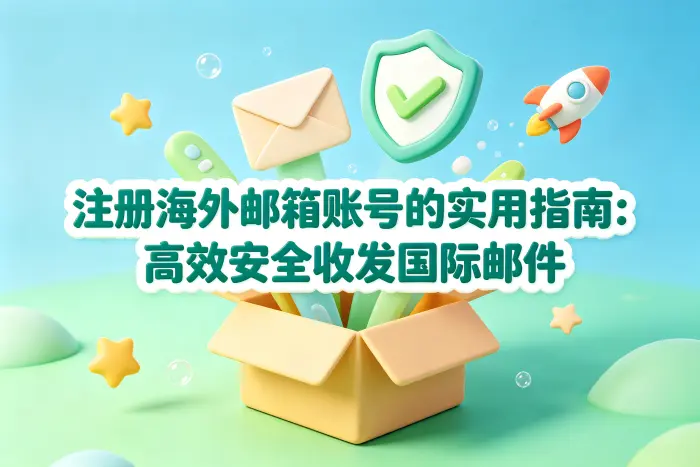 注册后立刻要做的三件事