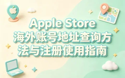apple store海外账号地址查询方法与注册使用指南