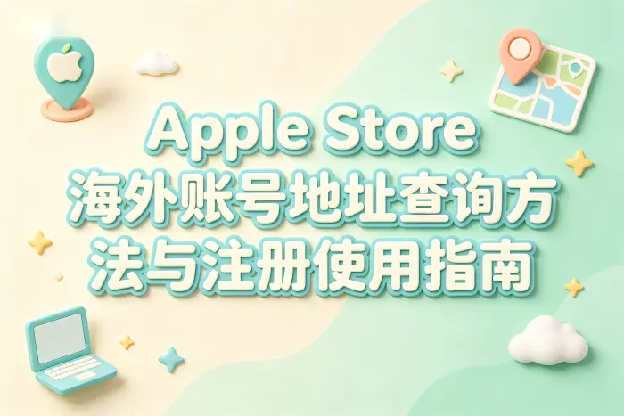 apple store海外账号地址查询方法与注册使用指南