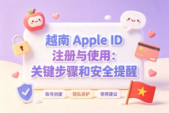 越南 Apple ID 适合哪些使用场景
