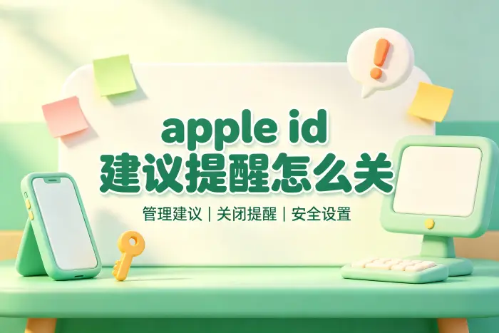 Apple ID建议和Apple ID异常有什么区别