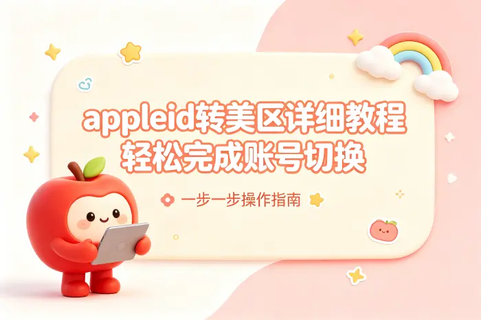 appleid转美区详细教程轻松完成账号切换