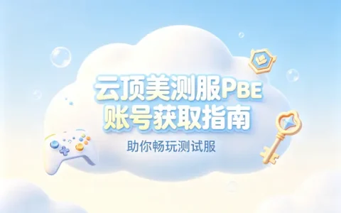 云顶美测服pbe账号获取指南助你畅玩测试服