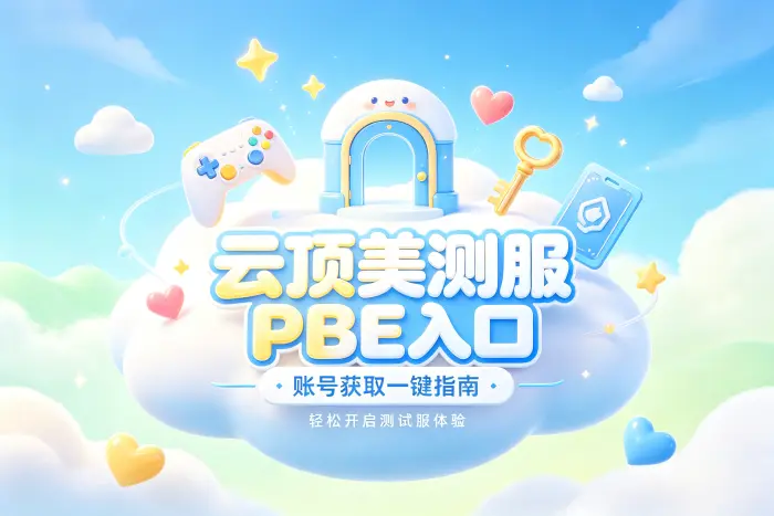 进入测试服前需要注意的事项