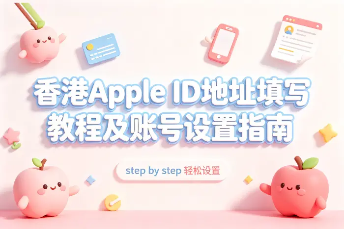 香港apple id地址填写教程及账号设置指南