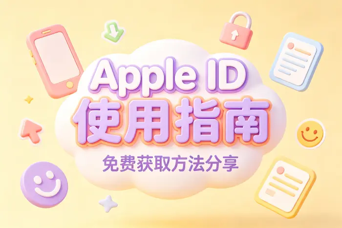 免费注册个人 Apple ID 的方法