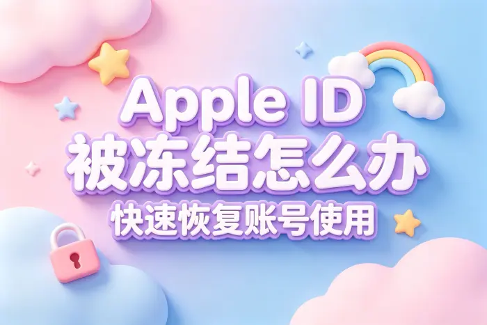 apple id被冻结怎么办快速解决账号异常问题恢复使用指南