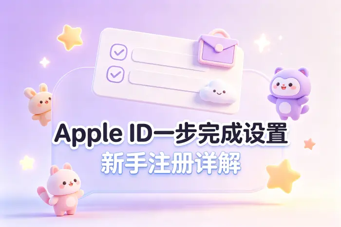 通过 iPhone 或 iPad 创建 Apple ID
