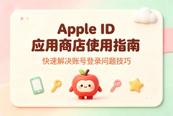 apple id应用商店使用指南快速解决账号登录问题技巧