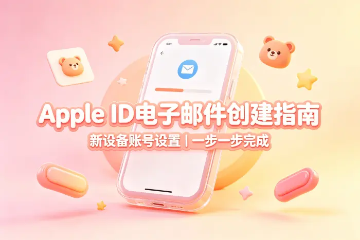 使用设备创建 Apple ID 账号