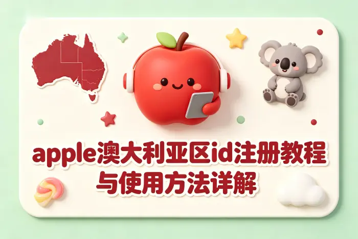 apple 澳大利亚区id注册教程与使用方法详解