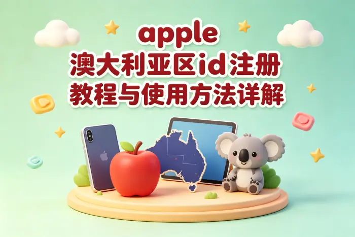 使用澳大利亚区 Apple ID 时的注意事项