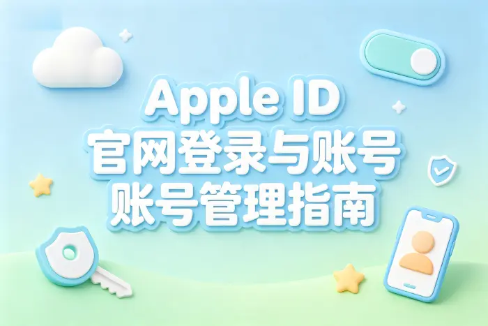apple id进入官网快速登录与账号管理指南