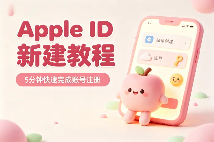 apple新建id教程助你快速创建苹果账号完整步骤详解