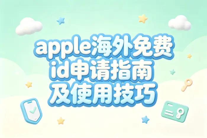 apple海外免费id申请指南及使用技巧