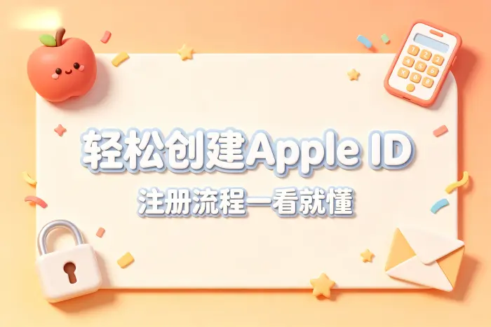 注册 Apple ID 时需要注意的事项