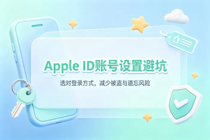 创建 Apple ID 前的检查重点
