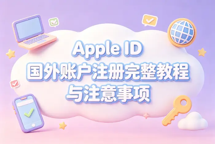 apple id国外账户注册完整教程与注意事项