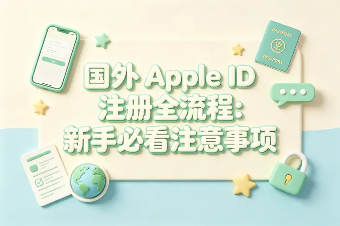 Apple ID 国外账户注册步骤