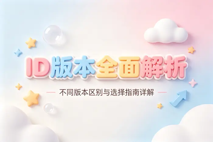id版本全面解析不同版本区别与选择指南详解