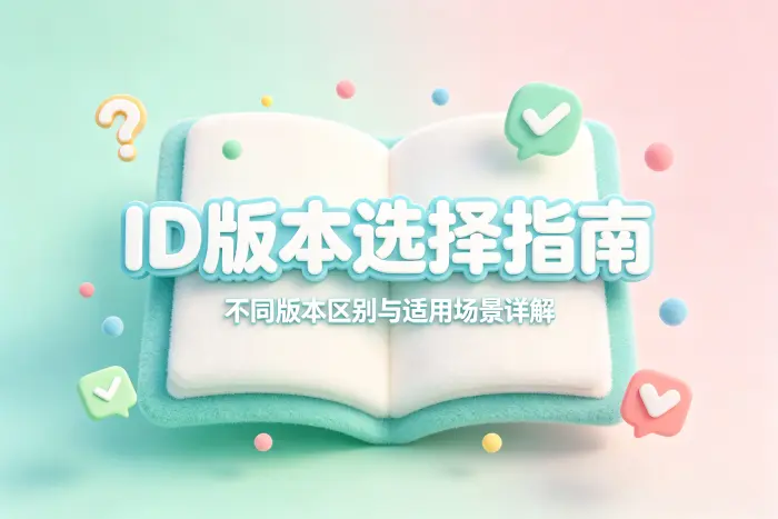 选择id版本时容易出现的问题