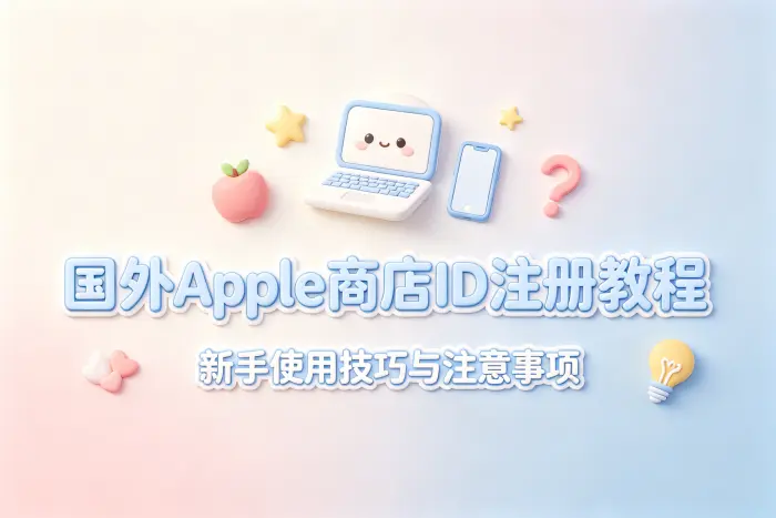 国外apple商店id注册教程详细解析新手使用技巧与注意事项